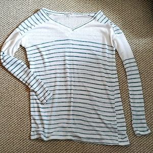 Bethany Mota Striped Knit Shirt